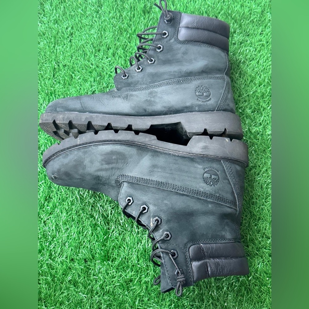 Timberland‎ Women’s Black Leather Boots Size 9
